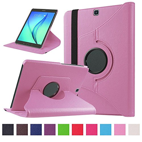 DETUOSI 360°Rotation Case for Samsung Galaxy Tab S2 9.7 inch Flip Case for Cover Protection with Stand Function for Samsung T815 Case