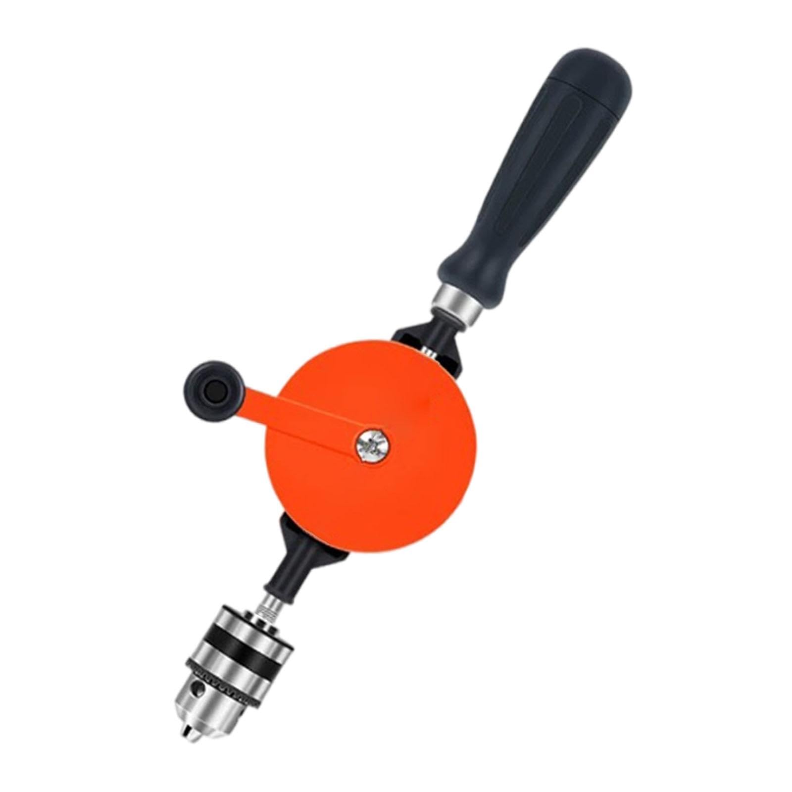 Taladro Manual de Doble Velocidad Fácil de Usar para Trabajar con Madera, Acero Y Metal. Una Herramienta Portátil Ideal para Proyectos de Bricolaje Y, estilo a