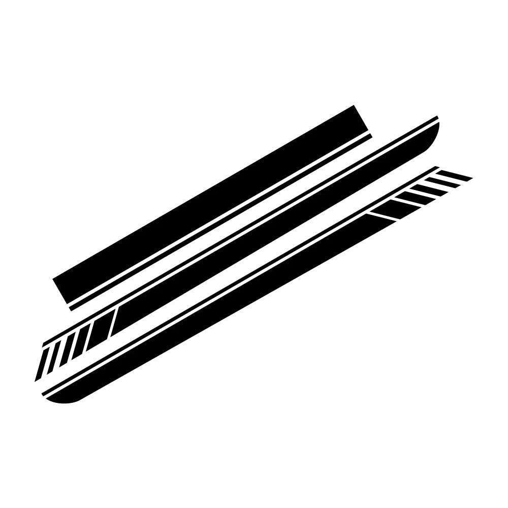Car Hood DIY Decal,for Side Stripes Skirt Sticker for Mercedes Benz A Class A45S W177 V177 A35 A45 W176 AMG Decoration Accessories