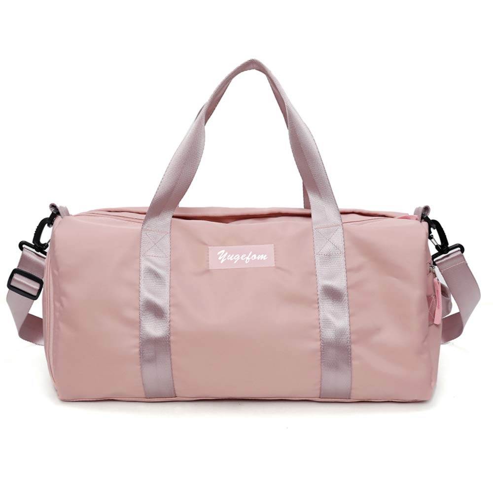 Dry Wet Separated Gym Bag, Sport Gym Duffle Holdall Bag Training Handbag Yoga bag Travel Overnight Weekend Shoulder Tote Bag with Shoes Compartment for Man and Women