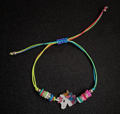 ANNA CREATIONS Thread Braided Unicorn Bracelet Adjustable for Women and Girls - Image 2