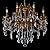 MEEROSEE Crystal Chandeliers Lighting