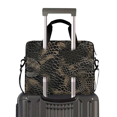Maletín para portátil con estampado Snake Skin de ALAZA miniatura 3