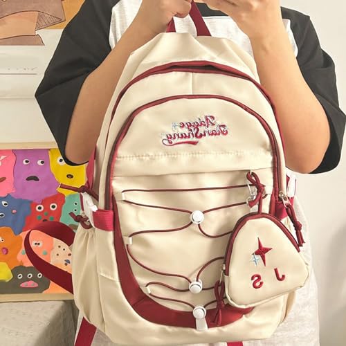 Mochila para adolescentes escolar y de viaje con bolsillo acolchado portátil 4