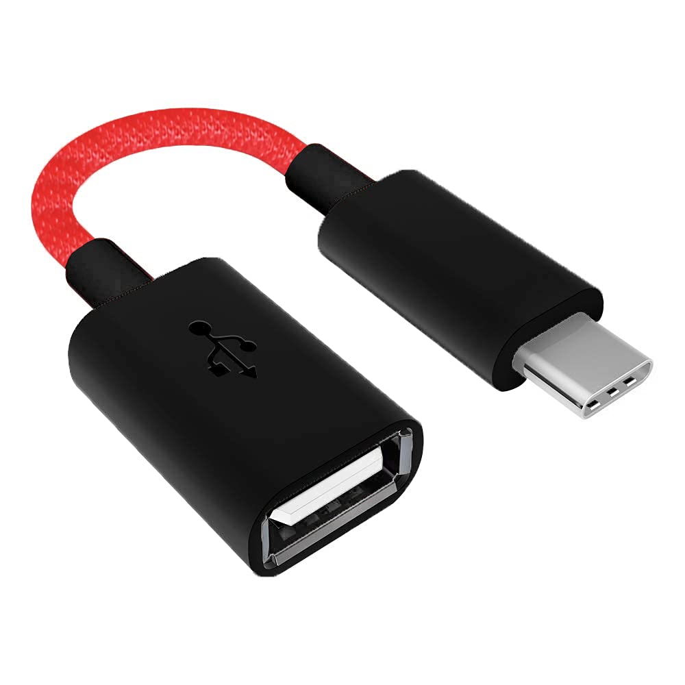 JGD PRODUCTS USB to Type-C OTG Cable Male-Female Adapter