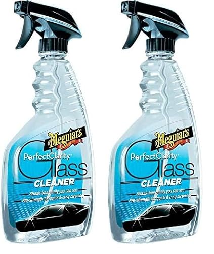 Meguiar's G8216EU Perfect Clarity Glass Cleaner 473ml. Streak free. Pro strength (Pack of 2)