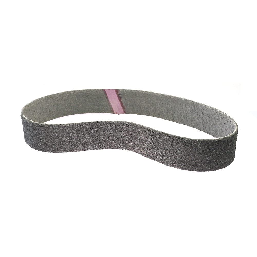 1 pieza de banda de lijado abrasiva de nailon no tejido de 915 * 50 mm para pulido grueso de metal a pulido fino, gris P600,915X50 mm