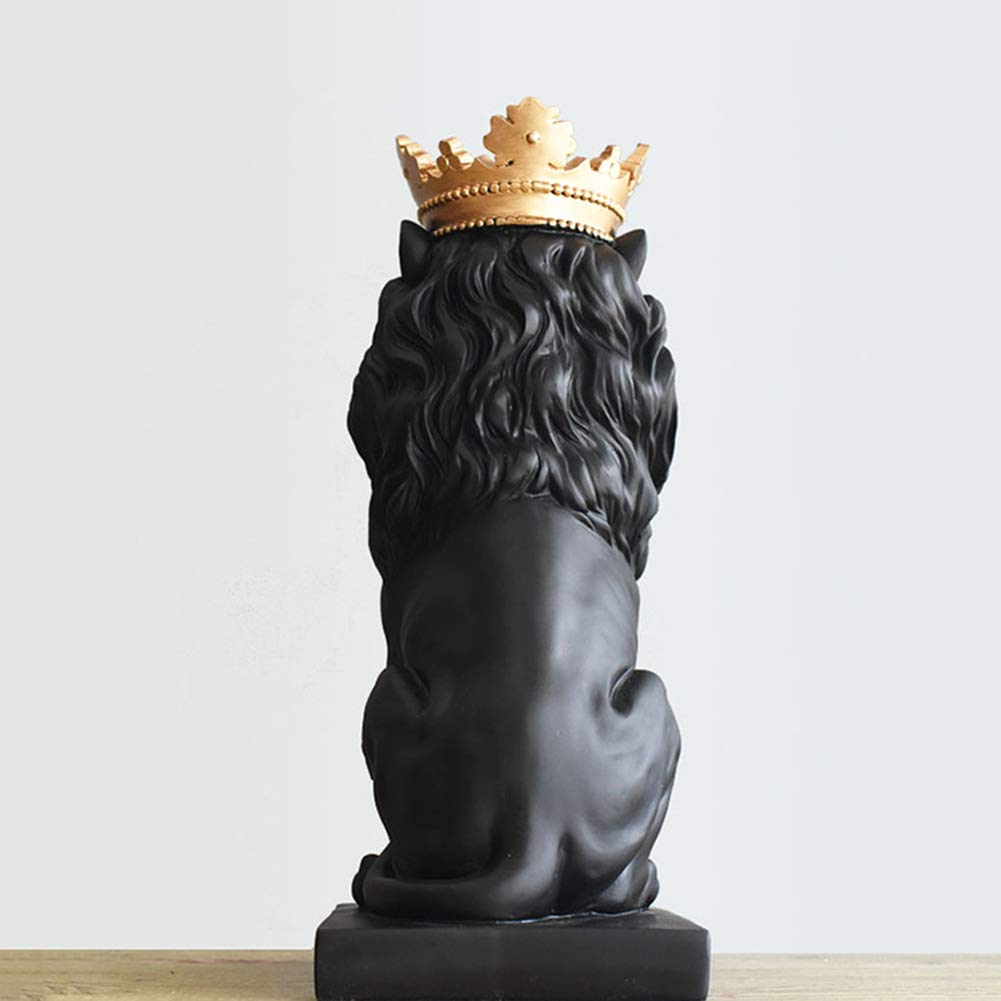 クラウンライオンは北欧リビングtvショーケースの装飾品を飾って