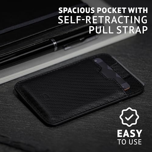 Image of Vaultskin CHELSEA Mens RFID Blocking Slim Leather Card Wallet - Minimalist Front Pocket Cardholder