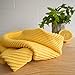 Now Designs Ripple Kitchen Towel, Set of 2, Lemon Yellow
