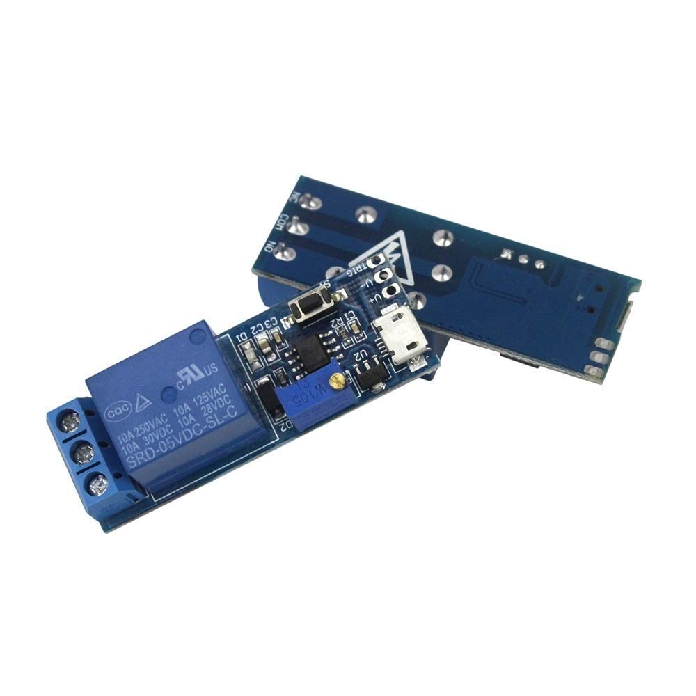 SiSAH 5V-30V Micro USB Power Adjustable Timer Relay Control Module with External Low Level Trigger and Switch (B08GSBX9J8) Amazon Price History, Amazon Price Tracker