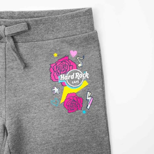Hard Rock Youth Kids Unisex Hip Roses Joggers Gray3