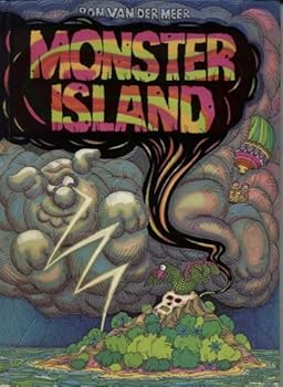 Hardcover Monster Island (Pop Up Book), 1st Edition Book