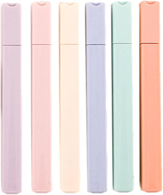 Aesthetic Highlighter Pastel Marker Set Aesthetic Highlighters