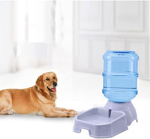Miniatura 6 de Alimentador para mascotas y dispensador de agua de alta calidad autodisponible Gravedad de 1 galón de gran capacidad, agua para mascotas de