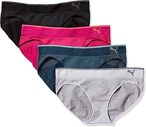 PUMA Ladies' Seamless Bikini, 4 Pack