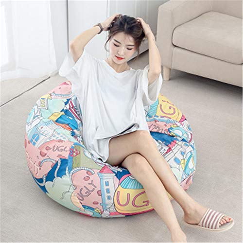 Feixunfan Sitzsack Bohnenbeutel-Stuhl-Sockel-Sofa-Bag-Sackstuhl (80x80x85cm) Für Erwachsene Und Kinderzähler Gaming… – Bild 3