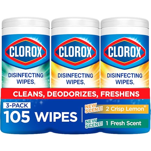 Clorox Disinfecting Cleaning Wipes Variety Pack, 35 Count Each (Package May Vary)