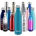 Produktbild cmxing Doppelwandige Thermosflasche 500 mL / 750 mL mit Tasche BPA-Frei Edelstahl Trinkflasche Vakuum Isolierflasche (See blau, 750 mL)