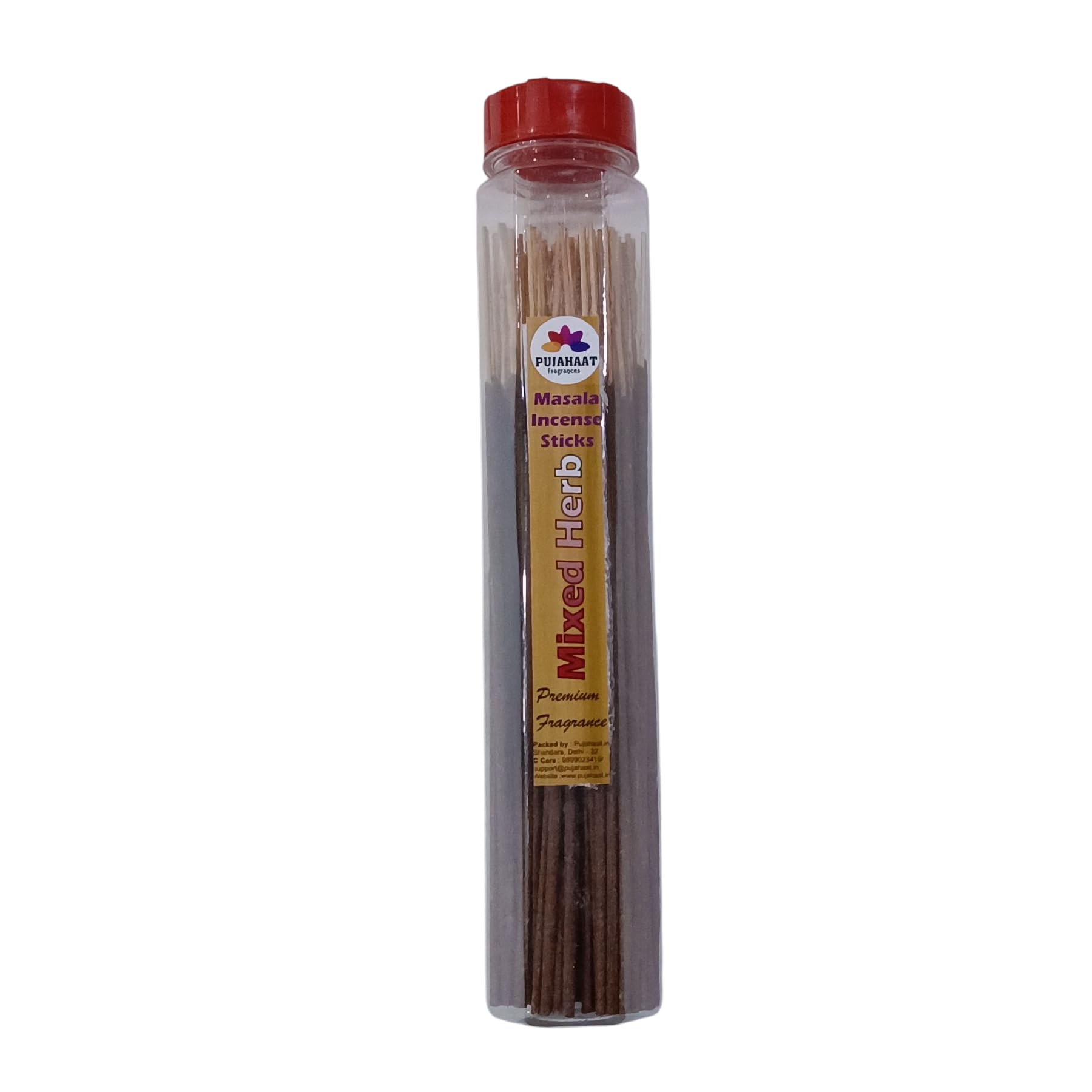Pujahaat Premium Scented Incense Stick Masala Agarbatti | No Charcoal Incense Sticks, 100% Herbal Fragrance Agarbatti, 0% Sulphates Mixed Herbs Fragrance (1)-image-44