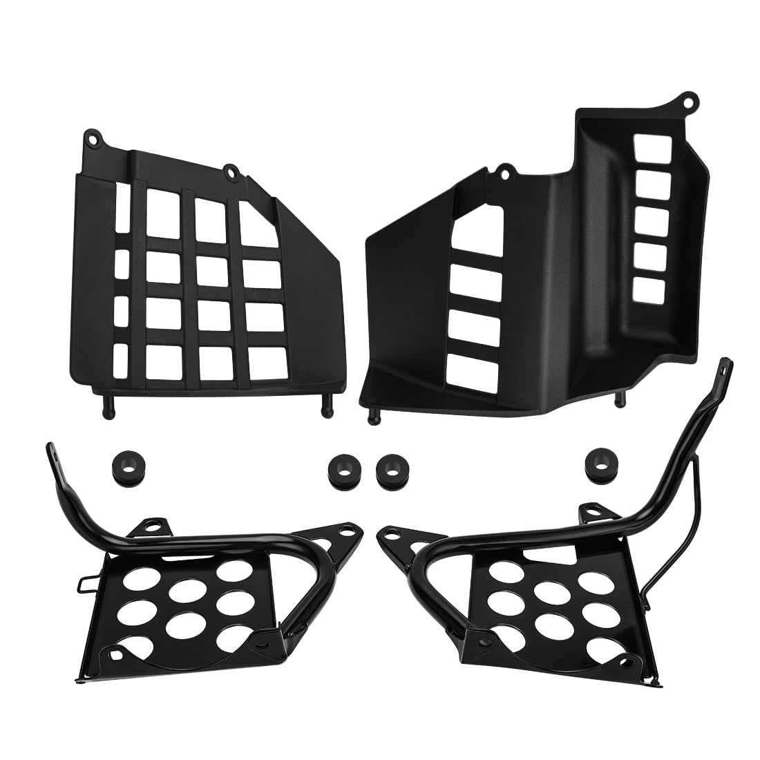 Nerf Bars y protectores de talón con estriberas izquierda y derecha para Yama-ha Banshee 350 YFZ350 1990-2006 3GD-27445-00-00 3GG-21691-00-00
