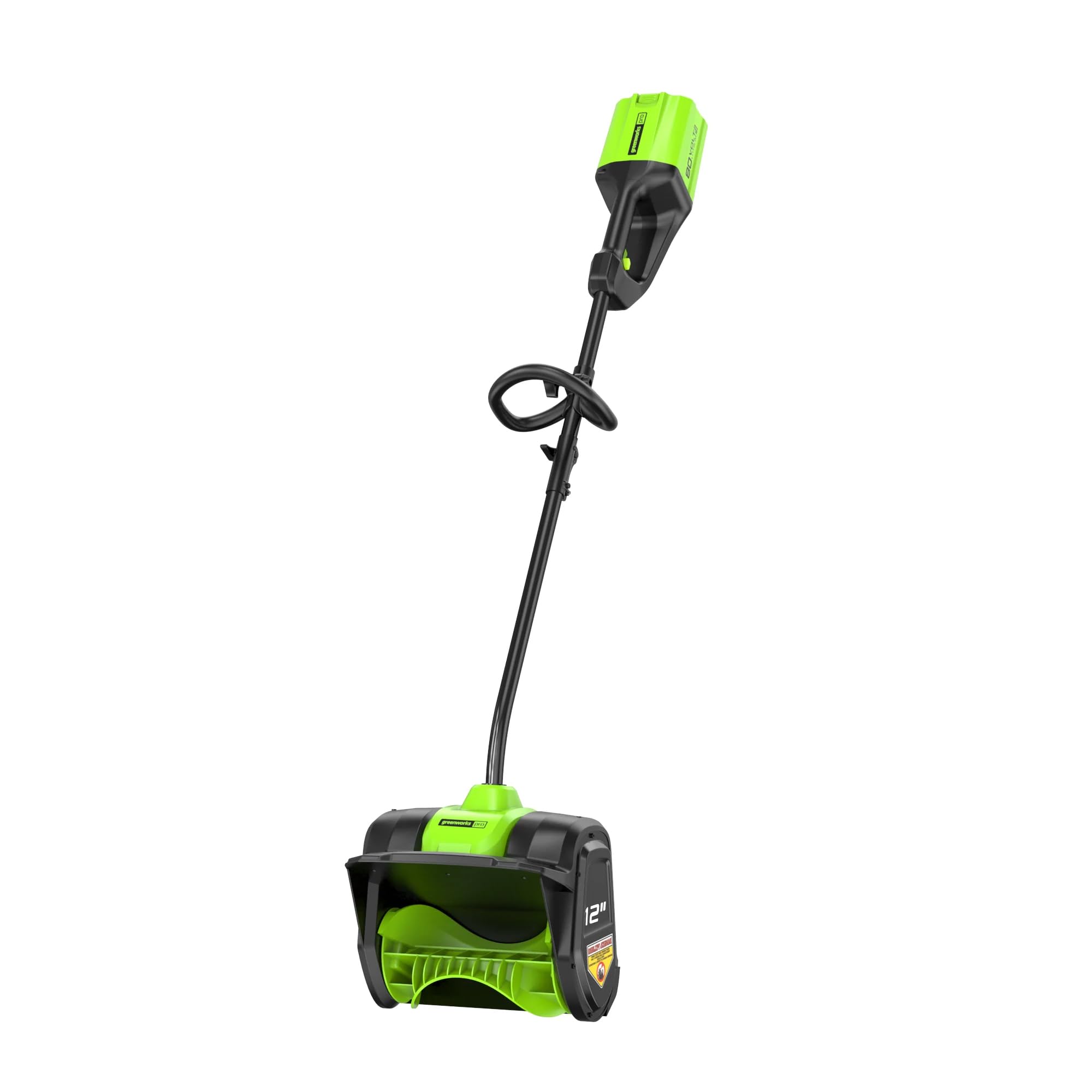 Greenworks 80V 12-Inch Electric Cordless Snow Shovel 20ft Throwing Distance 12" Wide & 6" Deep Clearing Snow Thrower Blower Removal Tool for Patio/Driveway/Steps/Sidewalk/Winter Storm (Tool Only)