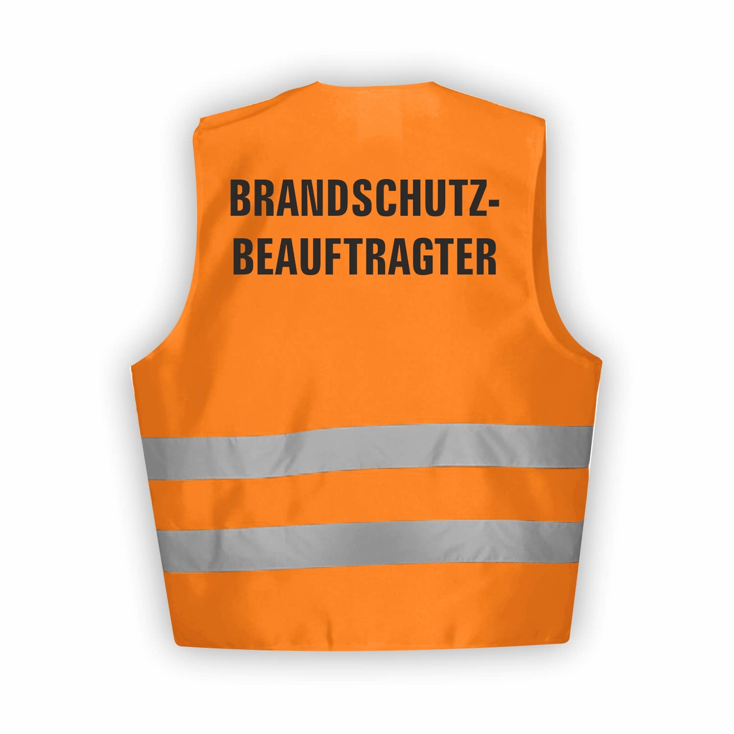 Sicherheitsweste GELB Warnweste nach EN ISO 20471 zertifiziert - Warn Weste BRANDSCHUTZBEAUFTRAGTER- mit Reflektorstreifen
