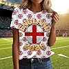 Generisch Elegant Printed Relaxed Short Sleeve Crew Neck Tee for Everyday Casual Wear, White, XXL #1