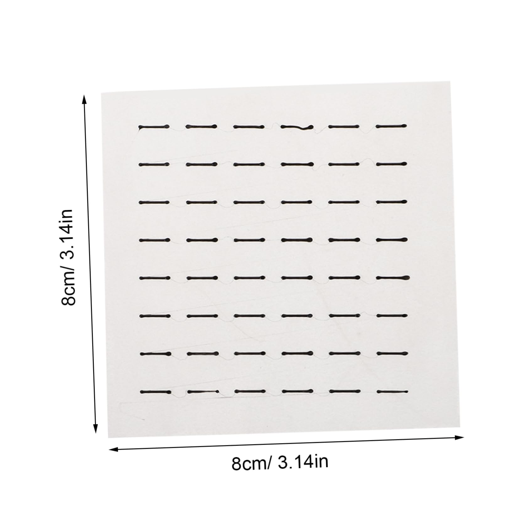 minkissy 1 Box Replacement Self-Adhesive Eyelash Strips Reusable 6mm Lash Glue Strip for Eyelash Extensions Natural Look Eyelash Adhesive Strips Lash Supplies