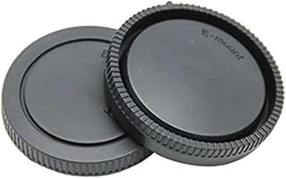 MOOKEENONE 1*Lightweight Camera Body Front Cap+Rear Lens Cap for Sony A6300 A6000 A6400 A7R2 A7M3 ILDC