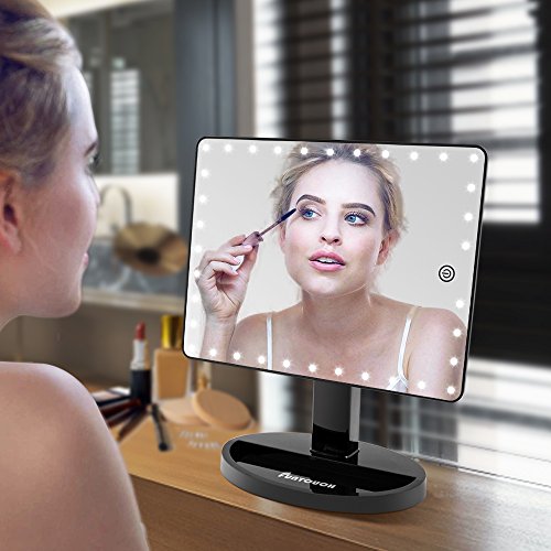 (40 OFF Coupon) Large Lighted Vanity Mirror Touch Screen & Rotation