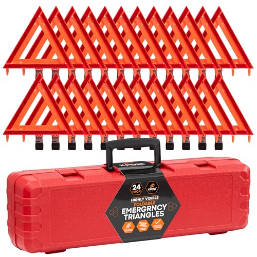 Xpose Safety Reflective Triangles 24-Kit