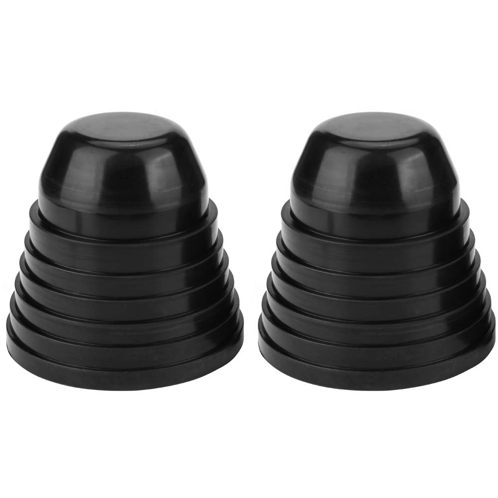 KIMISS Coperture Antipolvere per Fari Auto, 95 Mm 3,74 Pollici Tappo Parapolvere per Auto Universale in Gomma Impermeabile Antipolvere Regolabile per Kit di Conversione LED (Confezione da 2)