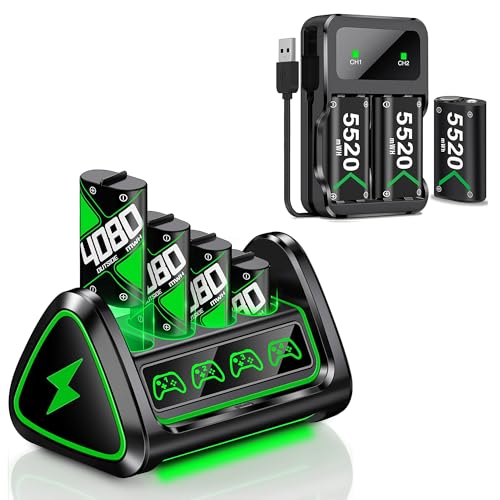 DXKK Rechargeable Battery Pack for Official Xbox One/Series S/X Wireless Controllers Including Older Xbox Controllers