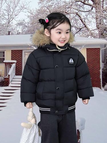 Baby Boys Girls Winter Thick Hooded Down Jacket Warm Snow Jackets Toddler Outdoor Coat 1-6 Years3