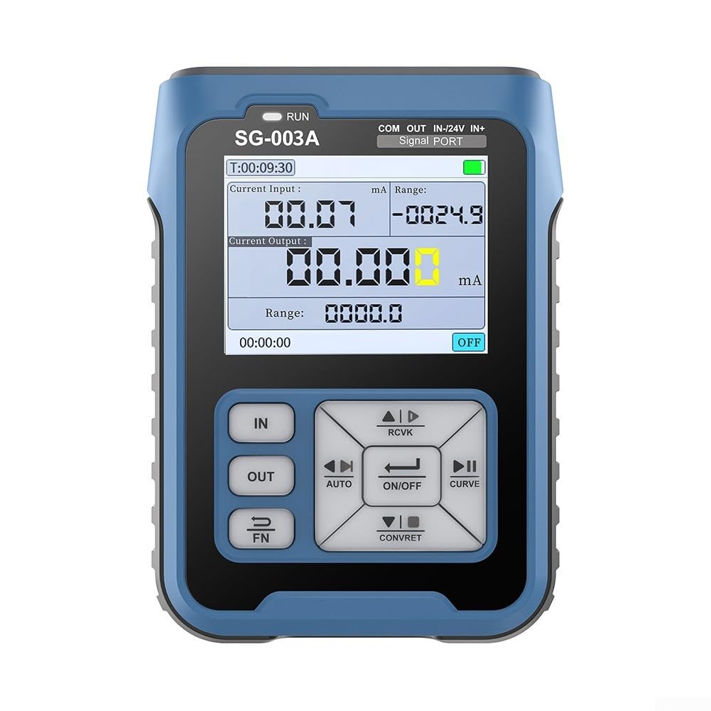 Signalgenerator, SG-003A 4-20MA HD TFT-Farb-LCD-Signalgenerator, Quellspannung, Strom, analoger Prozesskalibrator für PWM-Ausgang