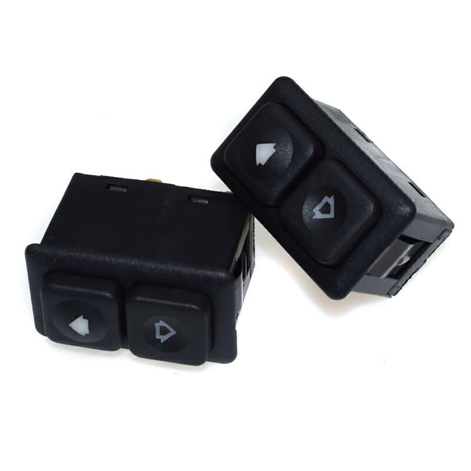 2 Stück Fensterheber 5 Pin 12V 61311381205 für BMW E23 E28 E30 | Elektrischer Fensterheberschalter Schalter Autofenstersteuerung EIN/AUS