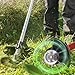 LENGAIJIN 2025 New Steel Wire Grass Trimmer Head, 6 Inch Steel Wire Brush Cutter Trimmer Head for 5mm(0.2inch) Bore Weed Eater, Steel Wire Weed Trimmer Head with Screw Kit (6 Blade+Nuts Kits)