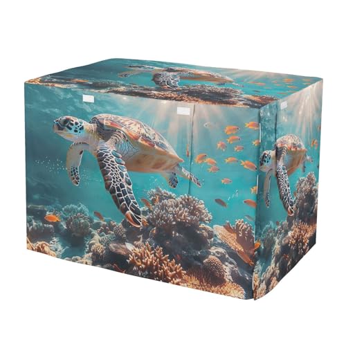 Housse de cage imperméable chien corail coloré L