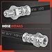 A-Premium Clutch Hydraulic Hose Line Compatible with Nissan Frontier 1999-2004, 200SX 1984-1986, 240SX 1989-1998, D21 1986-1994, Pickup 1995-2004, Replace# 4620189911, 4621101A11