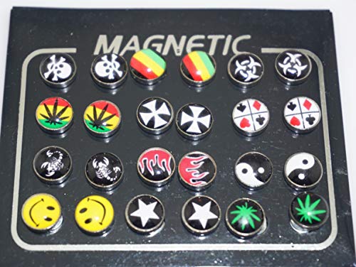 Brincos Magnético 3 pares em Aço Inóx