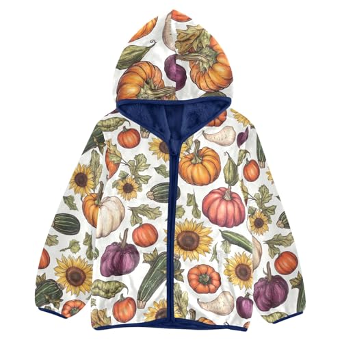 CHIFIGNO Cute Boys Zip up Hoodie Printed Boys Jackets Fall Toddler Boy Clothes with Pockets for Toddler and Kids