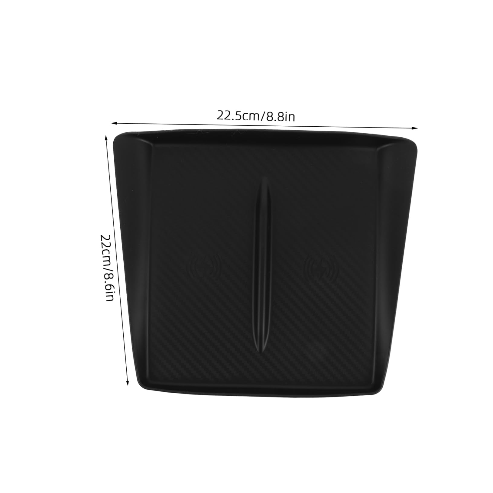 RORPOIR Silicone Mat for 3/y Pad Center Console -Slip Phone Holder Easy Install Car Accessory