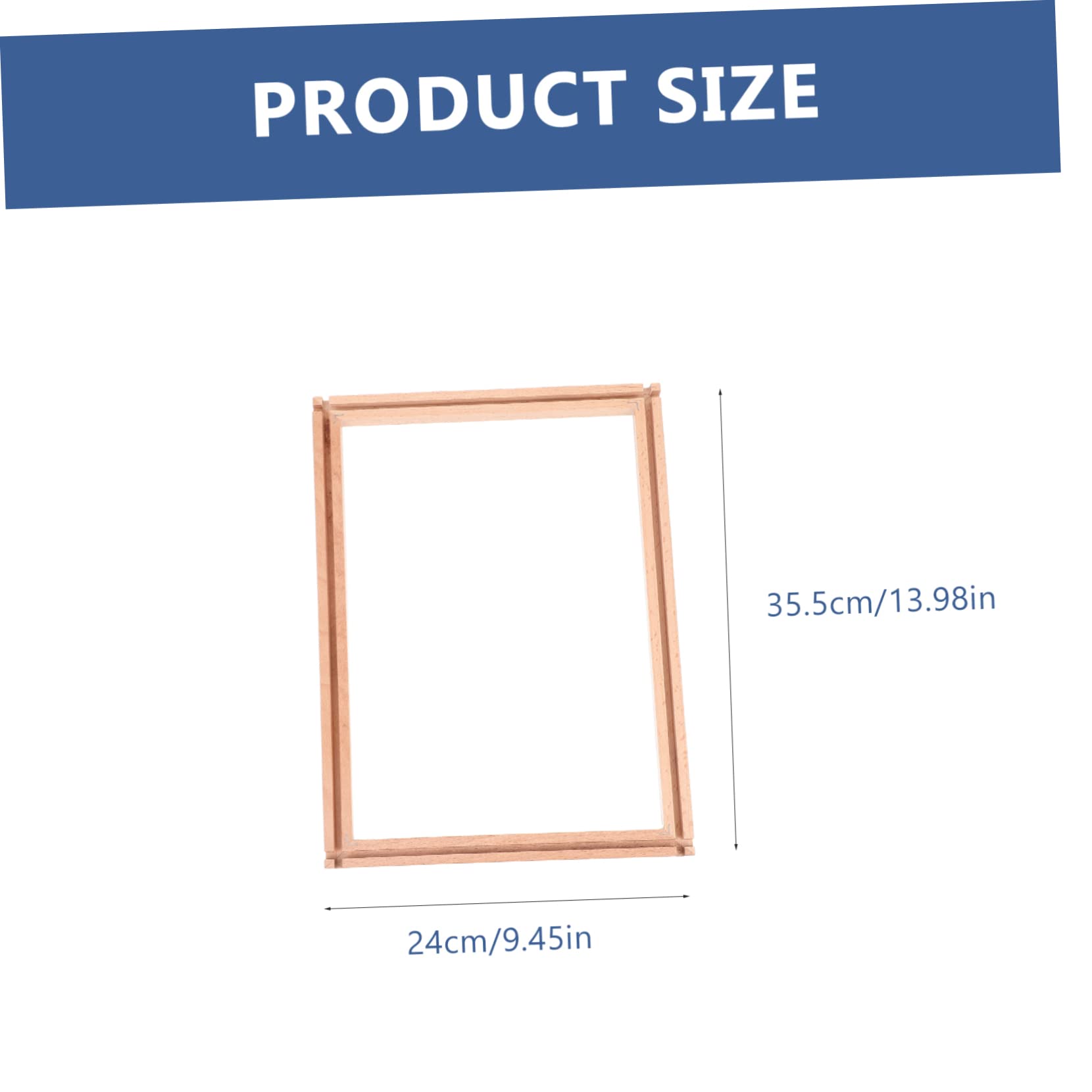 Anneome Multifunktionaler Holz Stickrahmen Kreuzstichrahmen 20x35,6cm Kompakt Für Handarbeiten Und Perlenstickerei Tischständer