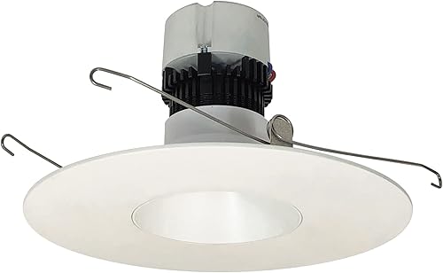 Miniatura 9 de Nora NPR-4RNDC27XBW  Foco descendente redondo de aluminio fundido a presión LED perla de 4 pulgadas  2700 K  1000 lm  12 W  90+ CRI  Regulable