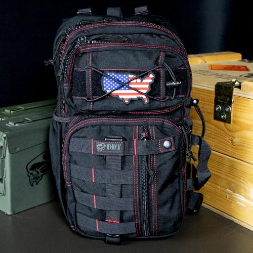 DDT Death Dealer Tactical Assassin Sling EDC Bag, Color Bloodline