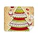 Merry mas Tree Gift Illustration Cleaning Cloth Screen Cleaner 2pcs Suede Fabric