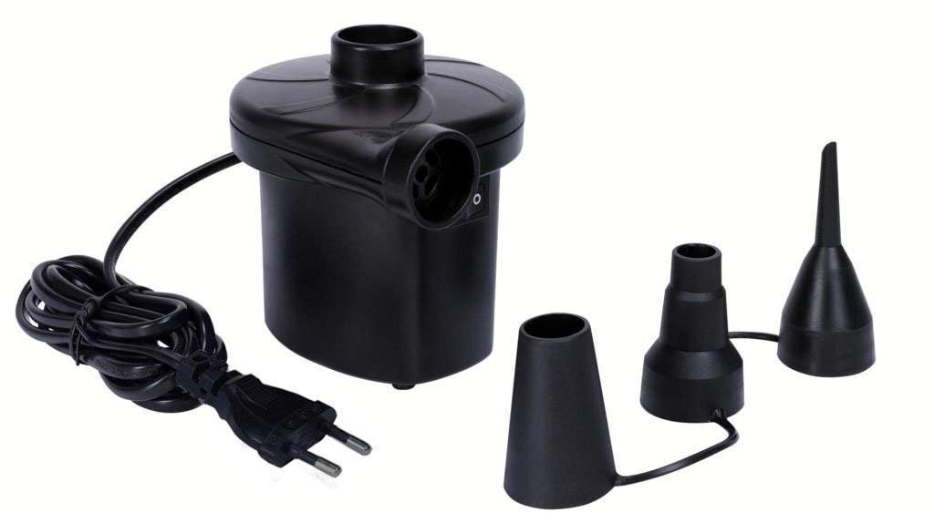 Nirva Electric Quick-Fill Air Pump Portable Inflator Air Mattress Pump with 3 Nozzles for Air Bed Inflatables-image-13