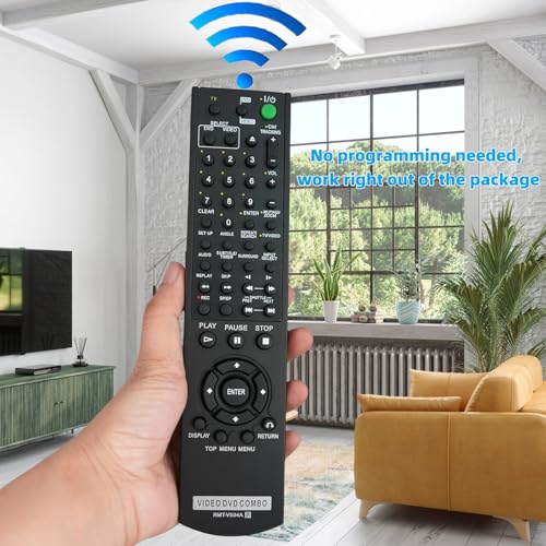 Replacement Remote Control for Sony RMTV504A SLV-D100 SLV-D380P YSP-4000BL DVD-VCR Combo Player by Kassionel - Used condition - Image 2