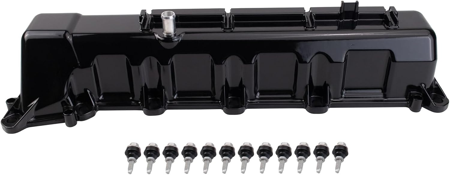 TRQ Driver & Passenger Side Valve Cover Set Compatible with 2008-2009 Chrysler Aspen 2008-2010 Dodge Dakota Durango Ram 1500 Jeep Commander Grand Cherokee 2011-2013 Ram 1500 2011